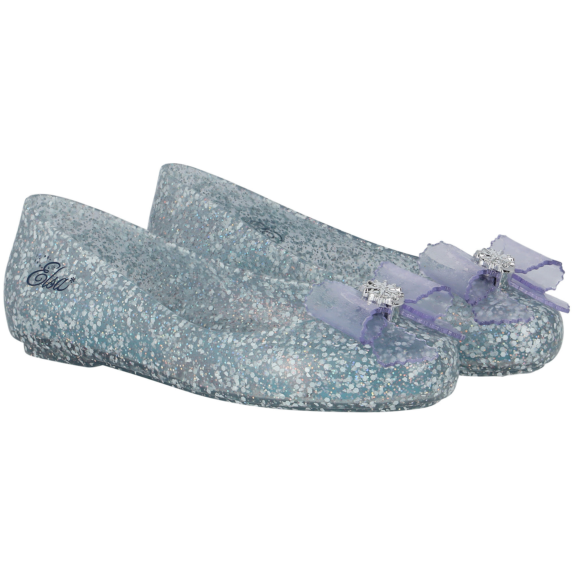 Mini melissa silver shoes on sale