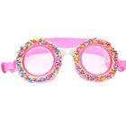 Girls Pink Donut Swimming Goggles, 1, hi-res