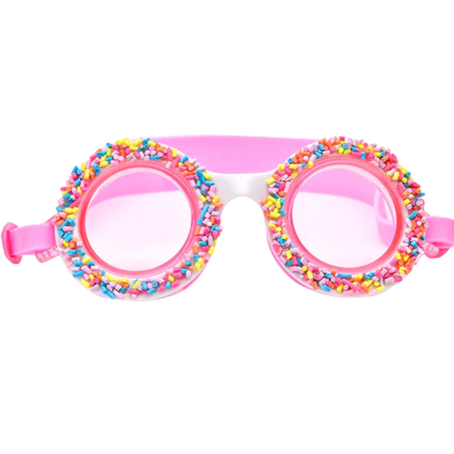 Girls Pink Donut Swimming Goggles, 1, hi-res image number null