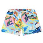 Boys Multi-Coloured Swim Shorts, 1, hi-res