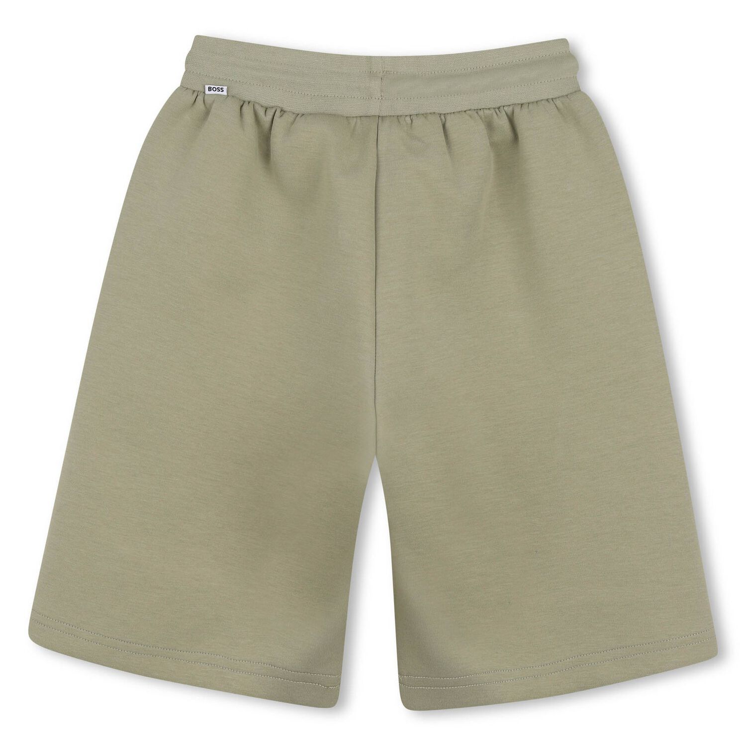 Boys Beige Logo Shorts, 2, hi-res