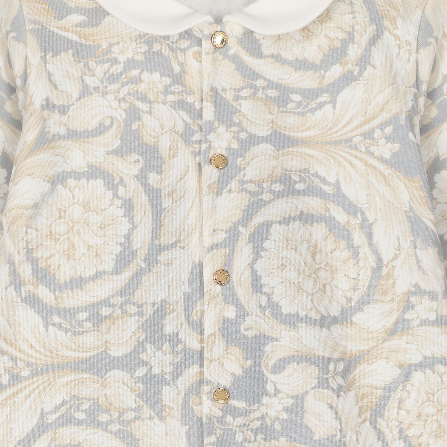 Baby Girls Grey Barocco Babygrow Gift Set, 3, hi-res