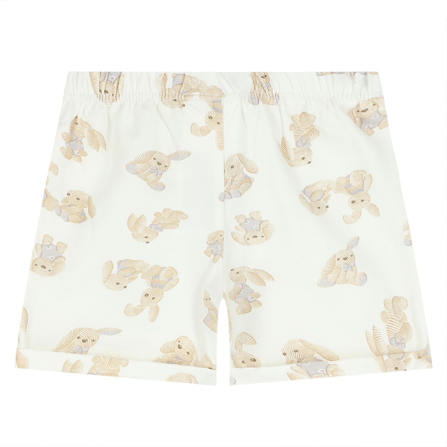 Baby Boys White & Beige Shorts Set ( 2-Pack ), 2, hi-res