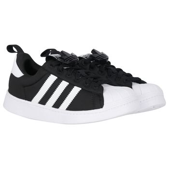 Black & White Comfort Closure Superstar Trainers