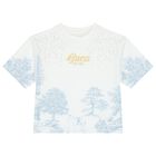 Girls White Logo T-Shirt, 1, hi-res