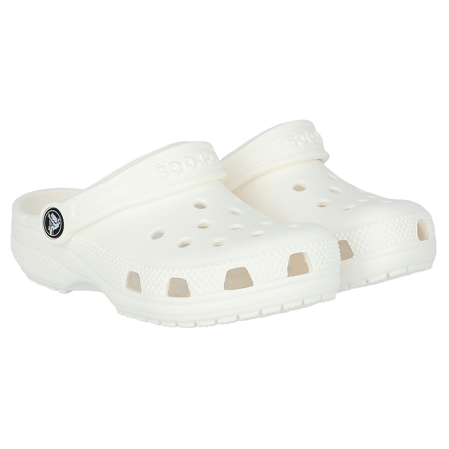 White Classic Clogs Sandals, 1, hi-res