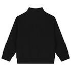 Boys Black Logo Tracksuit, 1, hi-res