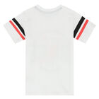 Boys White and Grey Shorts Set, 1, hi-res