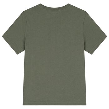 Boys Green Logo T-Shirt 