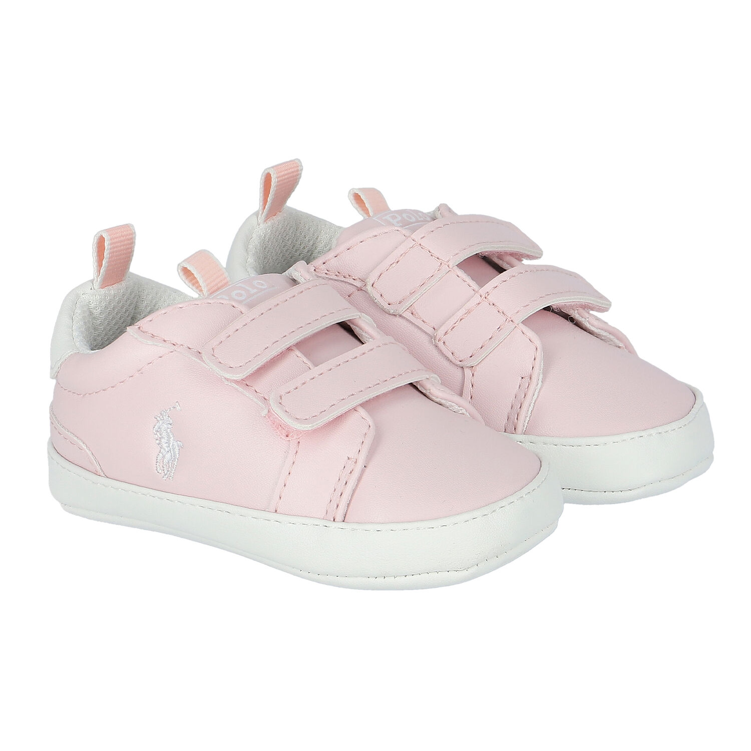 Baby Girls Pink Logo Pre Walker Shoes, 1, hi-res