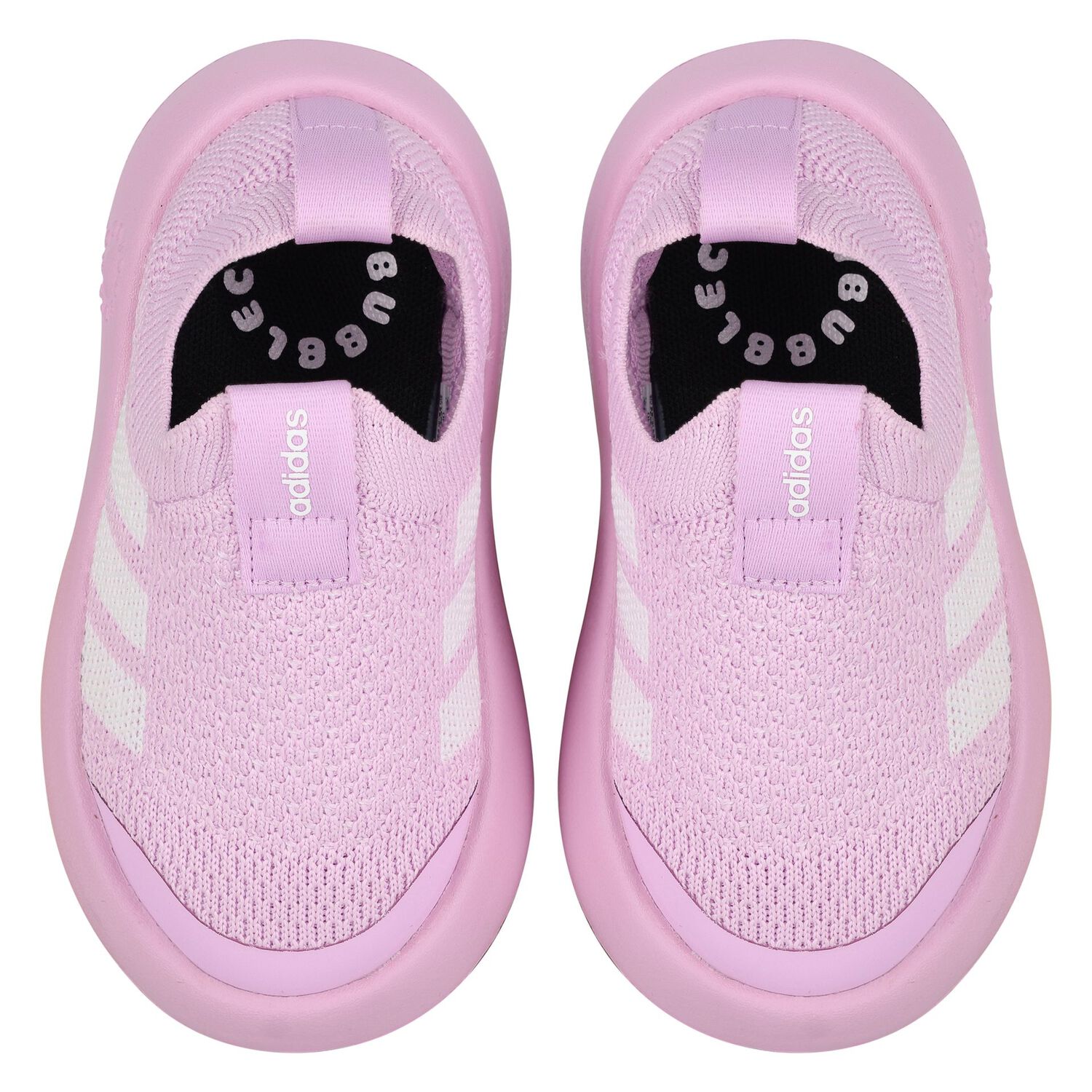 Girls Pink Logo Bubblecomfy Slip On  Trainers, 1, hi-res