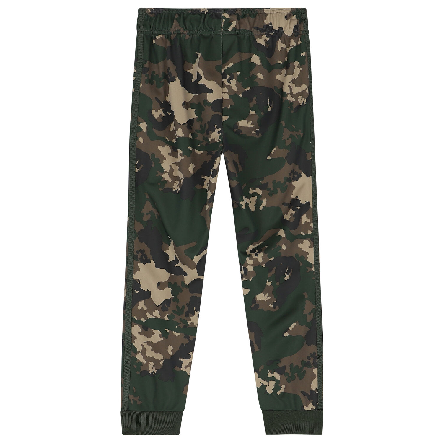 Black & Green Camouflage Logo Joggers, 1, hi-res