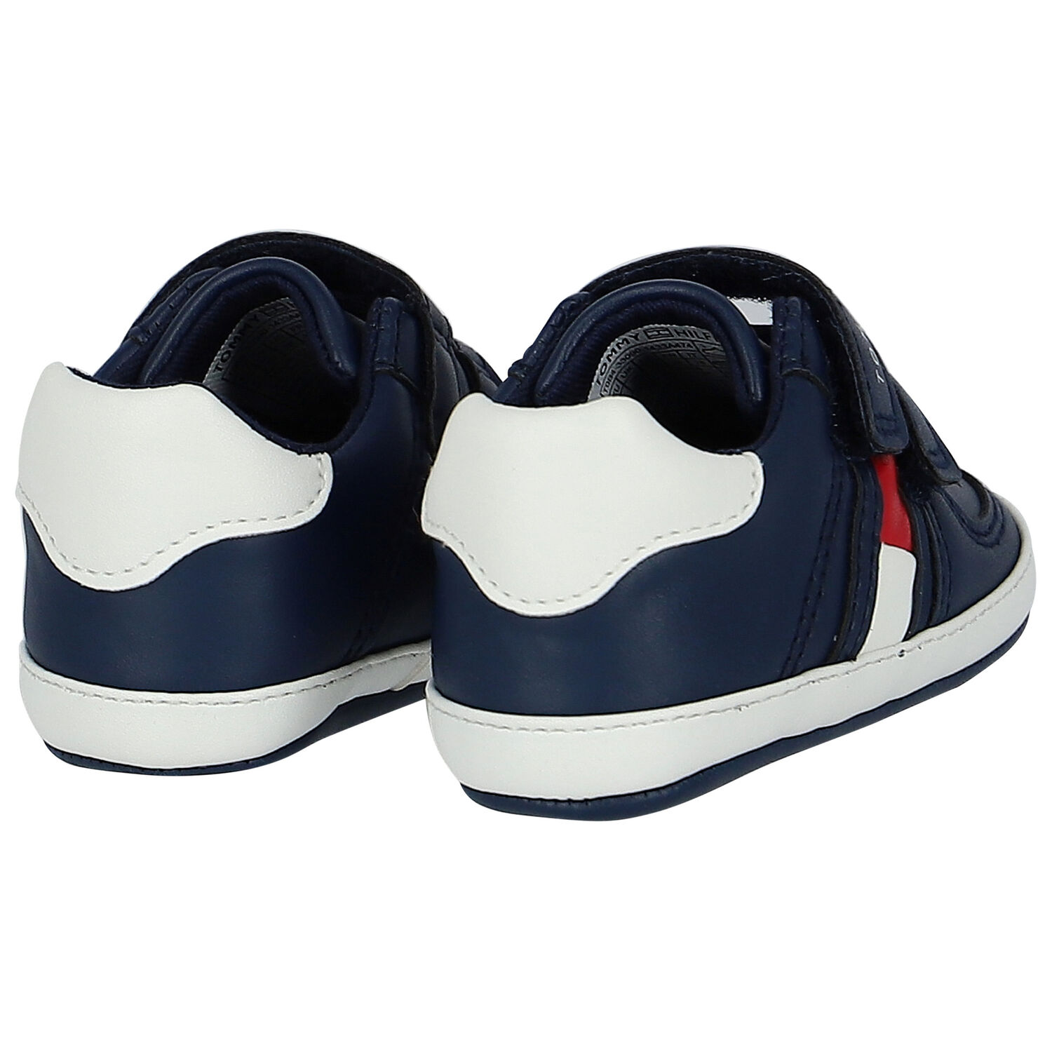 Baby Boys Navy Blue Logo Pre Walker Shoes, 1, hi-res