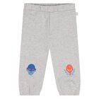 Younger Boys Grey Robot Joggers, 1, hi-res