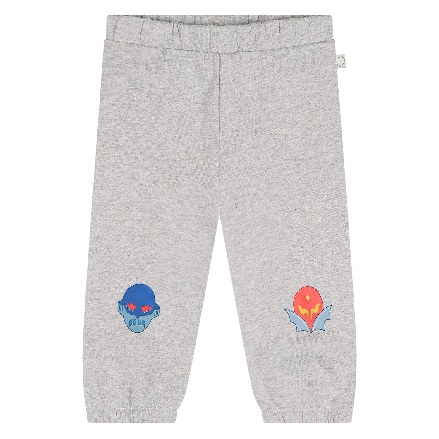 Younger Boys Grey Robot Joggers, 1, hi-res