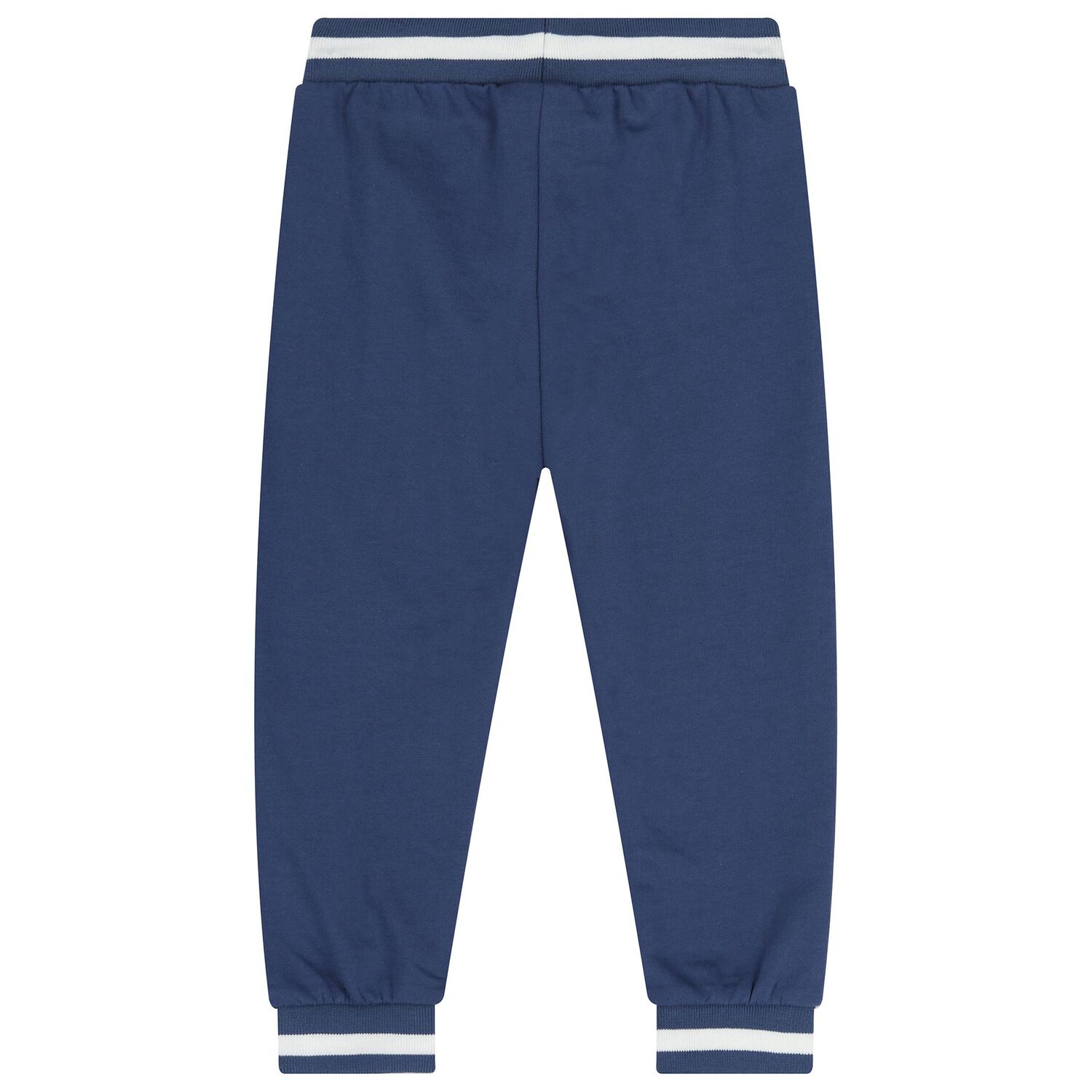 Younger Boys White & Blue Tracksuit Set ( 3 Piece ), 1, hi-res