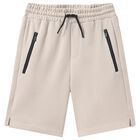 Boys Beige Shorts, 1, hi-res