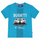 Younger Boys Blue Logo T-Shirt, 3, hi-res