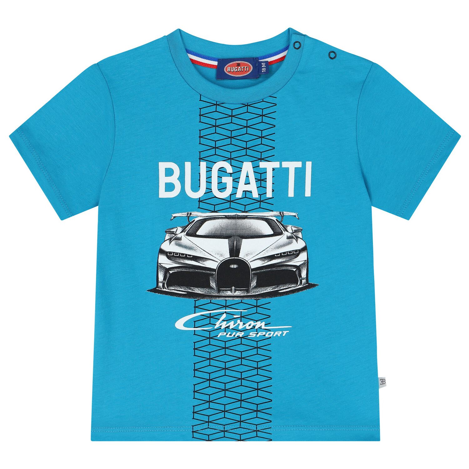 Younger Boys Blue Logo T-Shirt, 3, hi-res