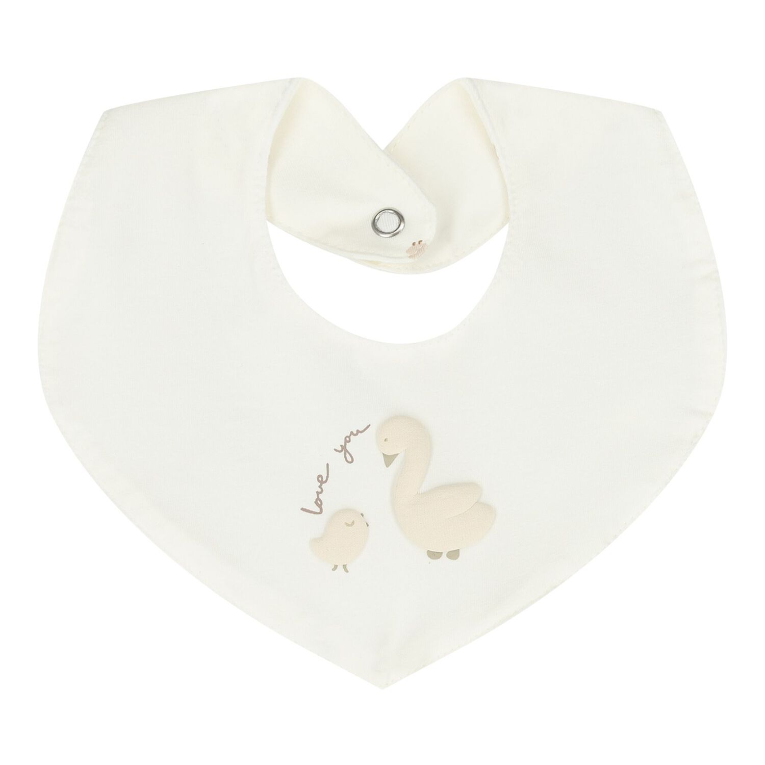 Baby Girls Swan Beige Romper Set, 4, hi-res
