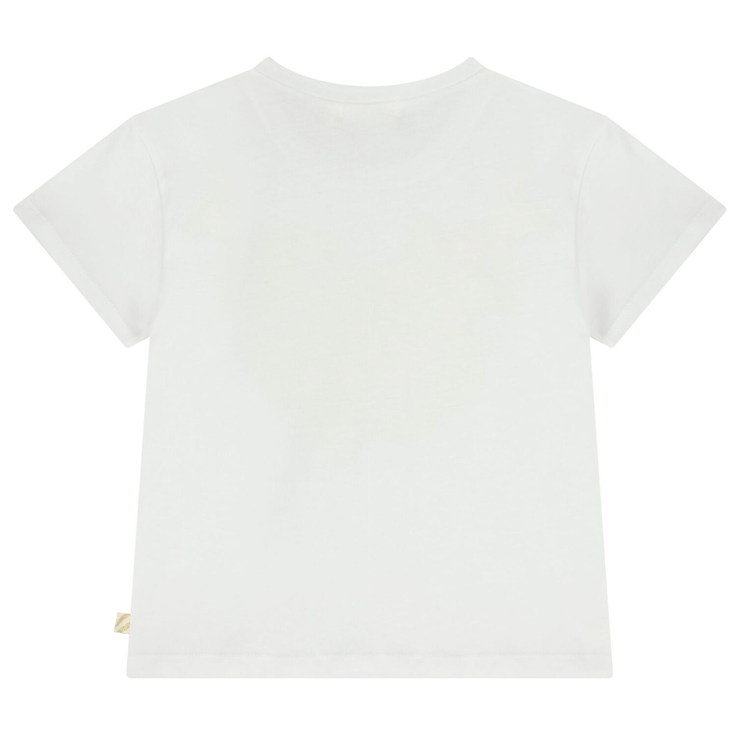 Girls White Floral T-Shirt, 1, hi-res