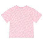 Girls Pink Logo T-Shirt, 1, hi-res