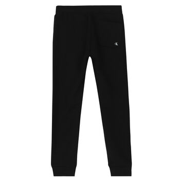Boys Black Logo Joggers