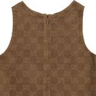 Baby Brown GG Logo Corduroy Dress , 1, hi-res