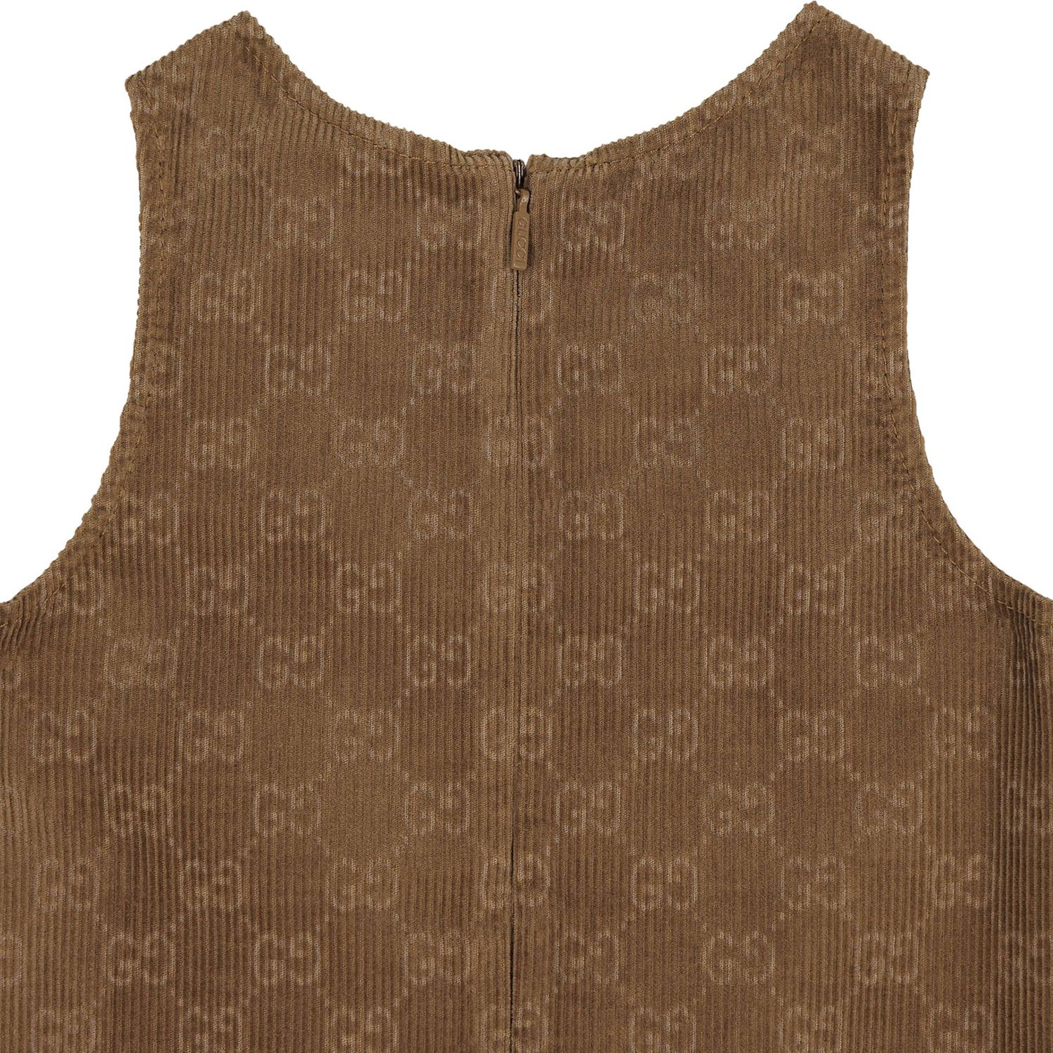 Baby Brown GG Logo Corduroy Dress , 1, hi-res