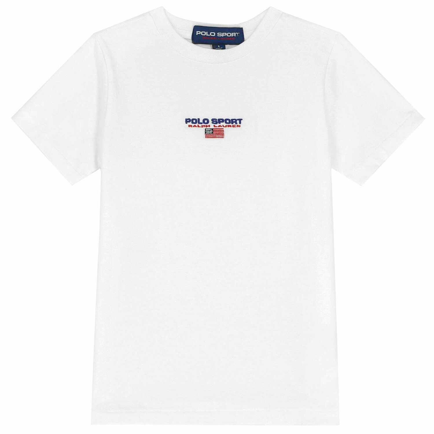 Boys White Logo T-Shirt, 3, hi-res