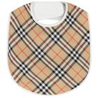 White & Beige Check Baby Bibs ( 3-Pack ), 1, hi-res