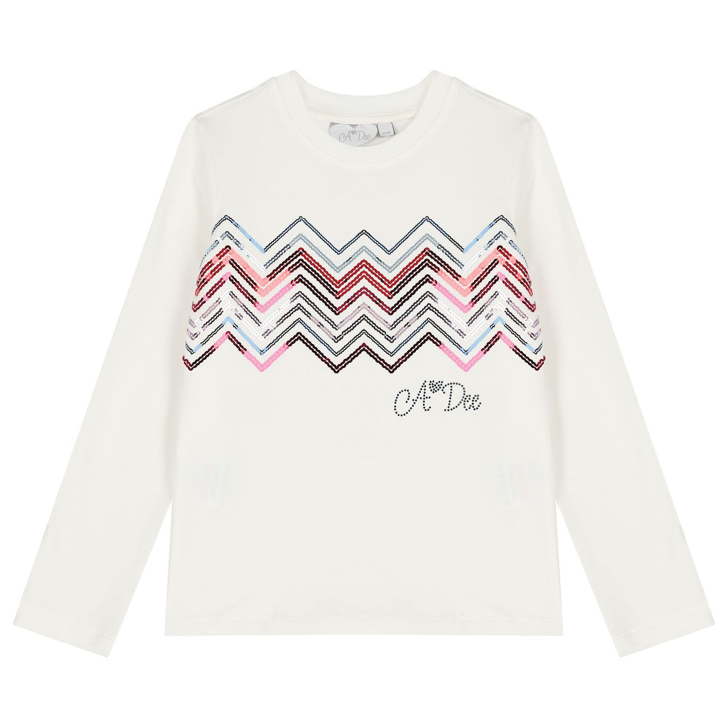 Girls Multi-Coloured Zig Zag Shorts Set, 1, hi-res