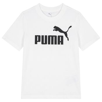 Boys White Logo T-Shirt
