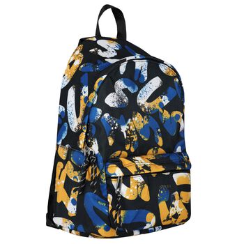 Boys Black Logo Backpack