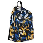 Boys Black Logo Backpack, 3, hi-res
