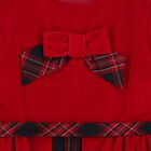 Girls Red Tartan Dress, 1, hi-res