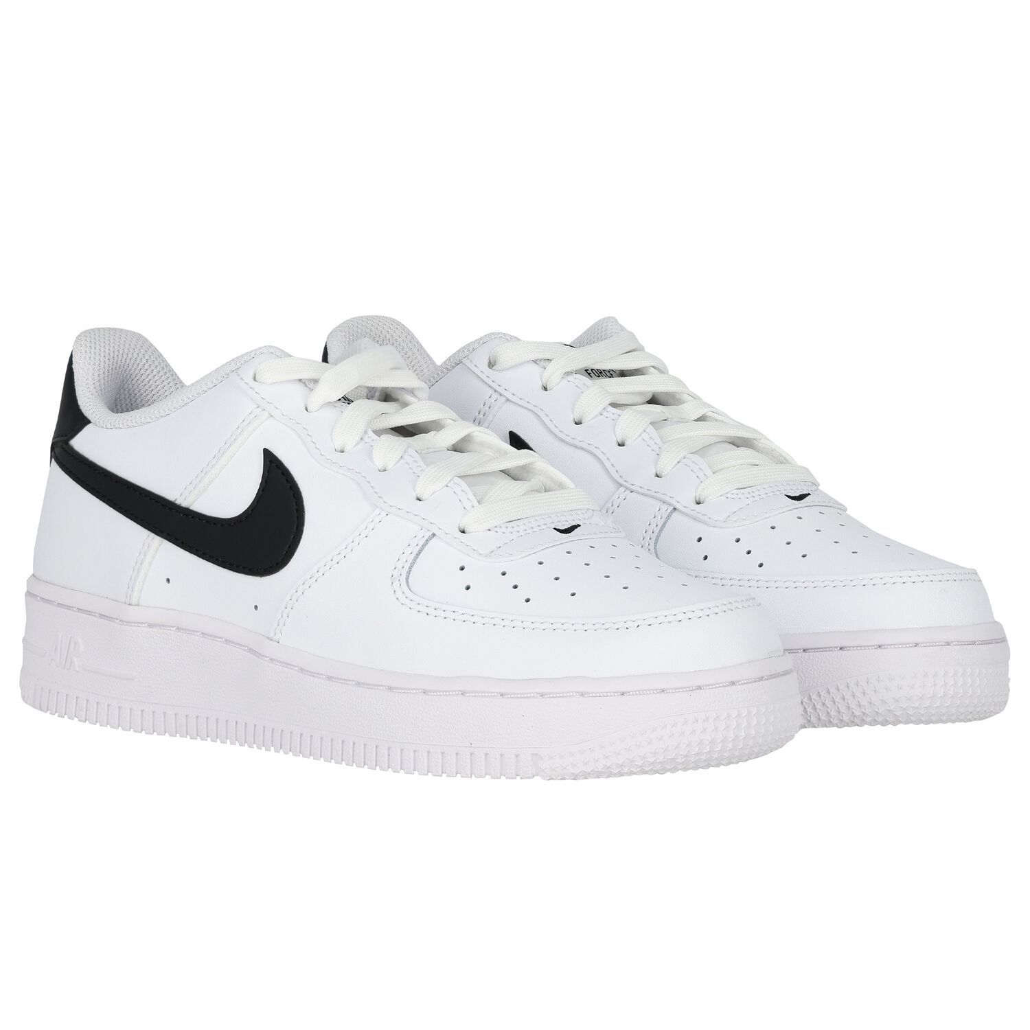 White & Black Air Force 1 Trainers, 1, hi-res image number null