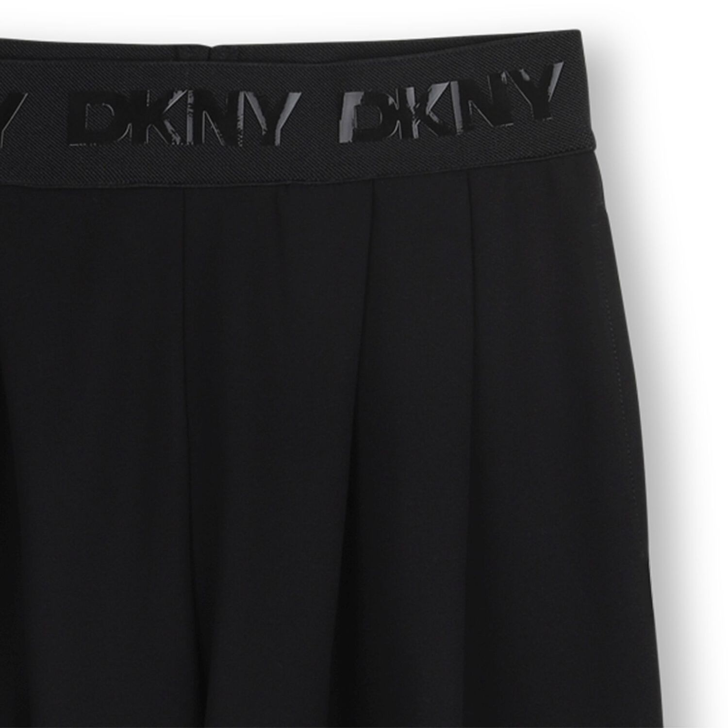 Girls Black Logo Trousers, 1, hi-res