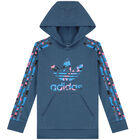 Blue Logo Hooded Top, 1, hi-res