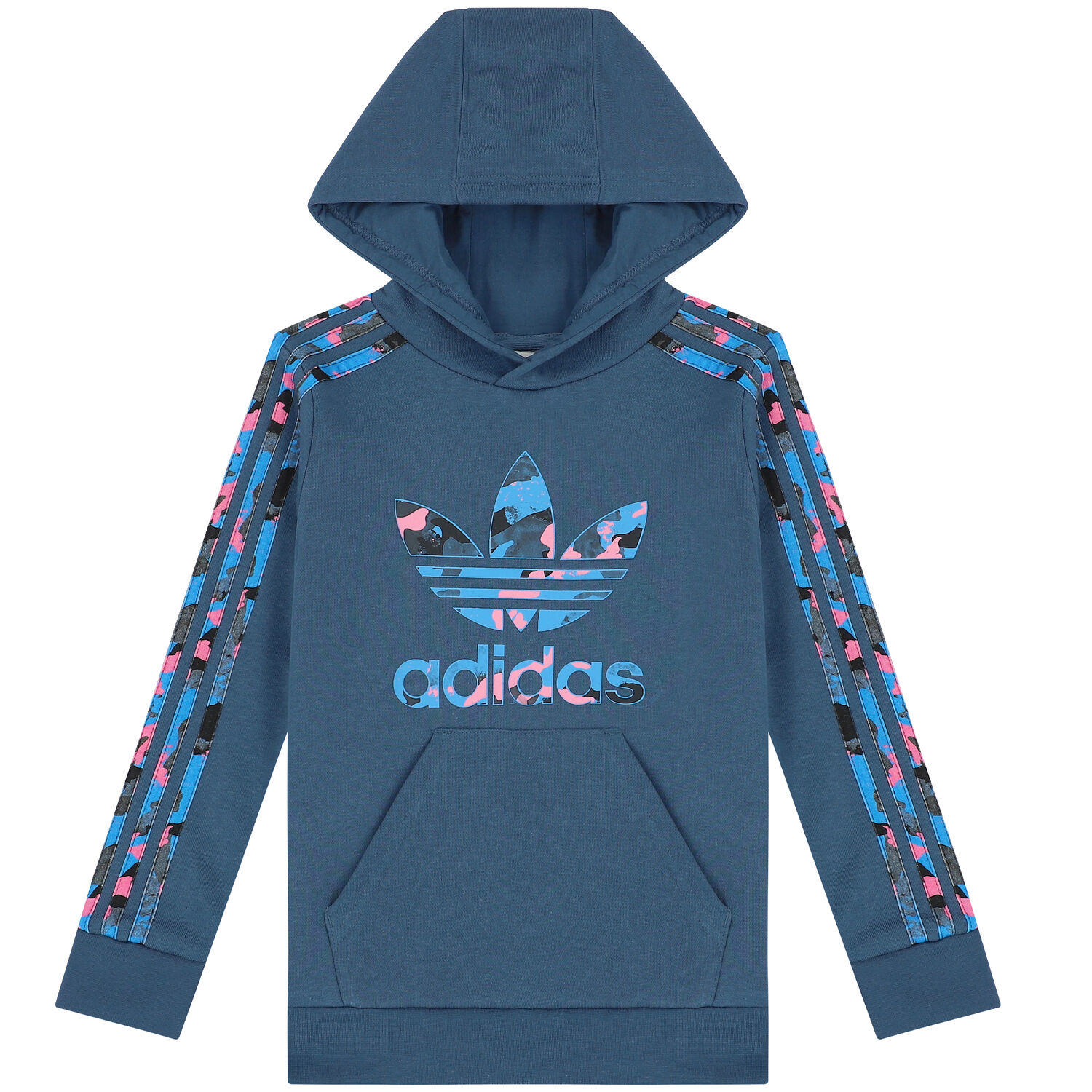 Blue Logo Hooded Top, 1, hi-res image number null