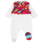 Baby Girls White & Pink Iride Babygrow Gift Set, 2, hi-res