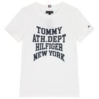 Boys White Logo T-Shirt, 2, hi-res