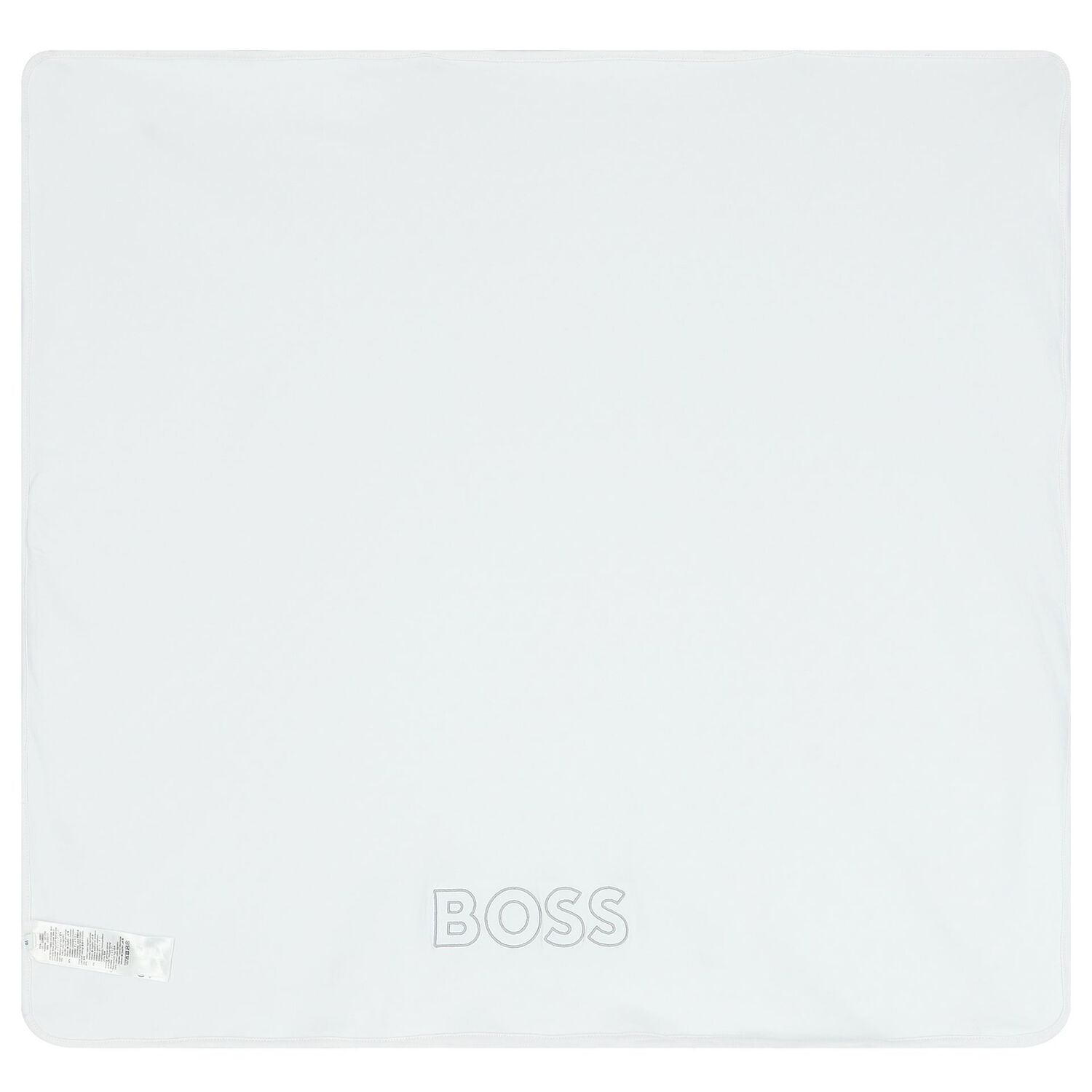 White Logo Baby Blanket, 1, hi-res