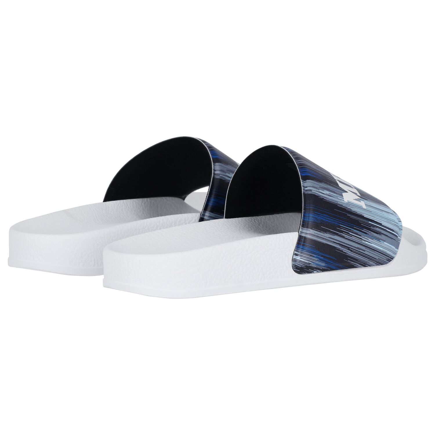 Navy Blue & White Logo Zigzag Sliders, 1, hi-res image number null