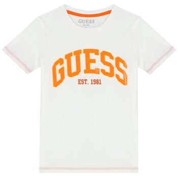 Boys White Logo T-Shirt