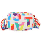 Girls White Logo Bag, 1, hi-res