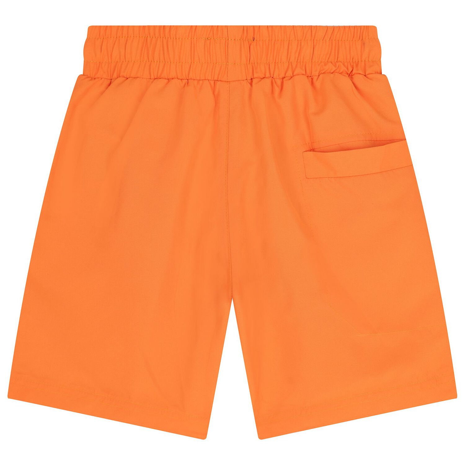 Boys Orange Logo Shorts, 1, hi-res