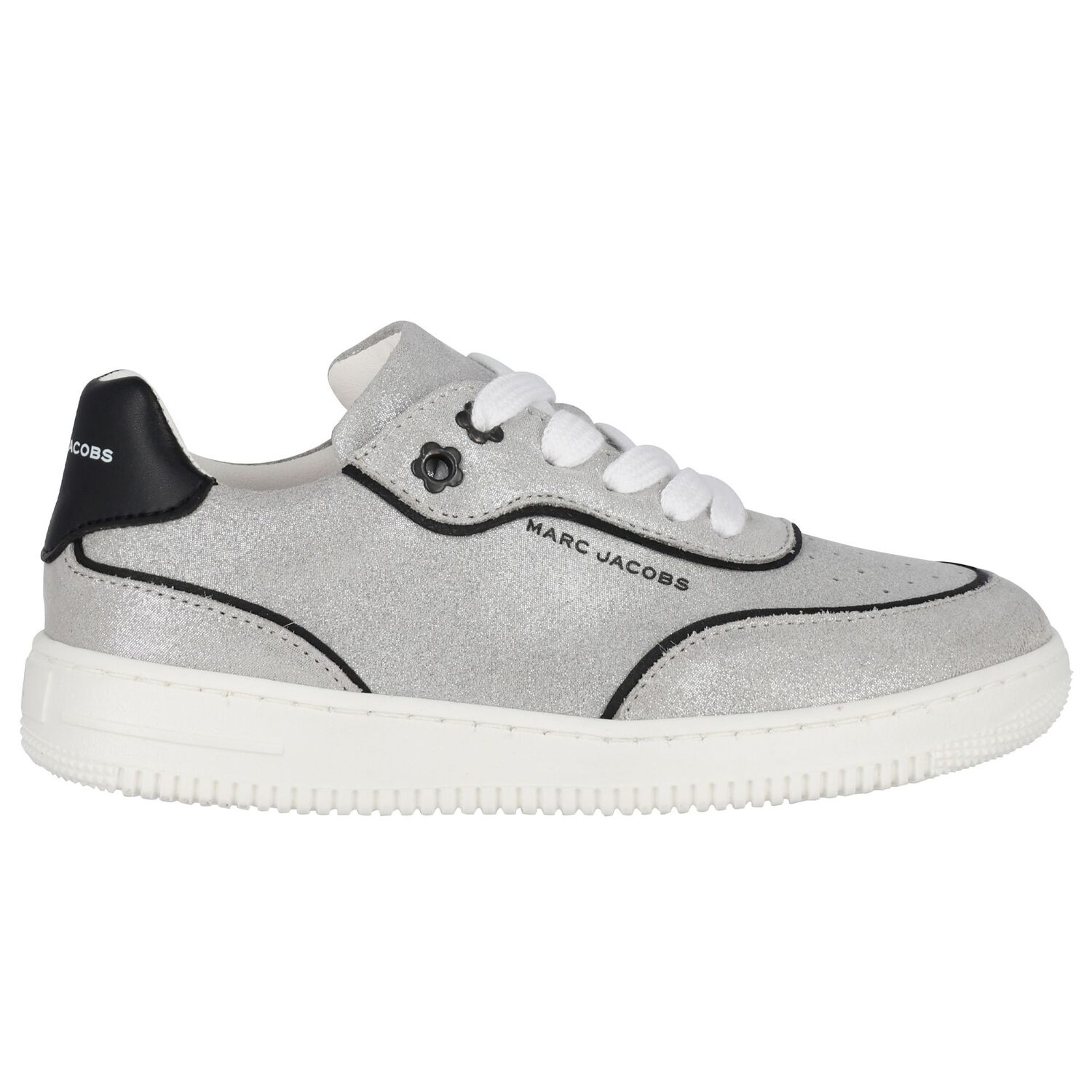 Girls Grey Logo Suede Trainers, 1, hi-res