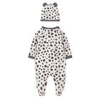 Grey Babygrow & Hat Set, 1, hi-res