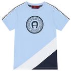 Boys Blue Logo T-Shirt, 2, hi-res
